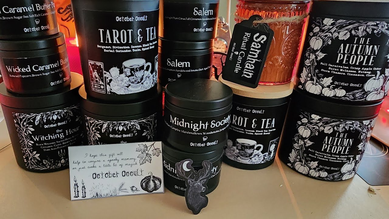 🎃🧛‍♀️ Wicktober Candle Box and more 🧛🎃