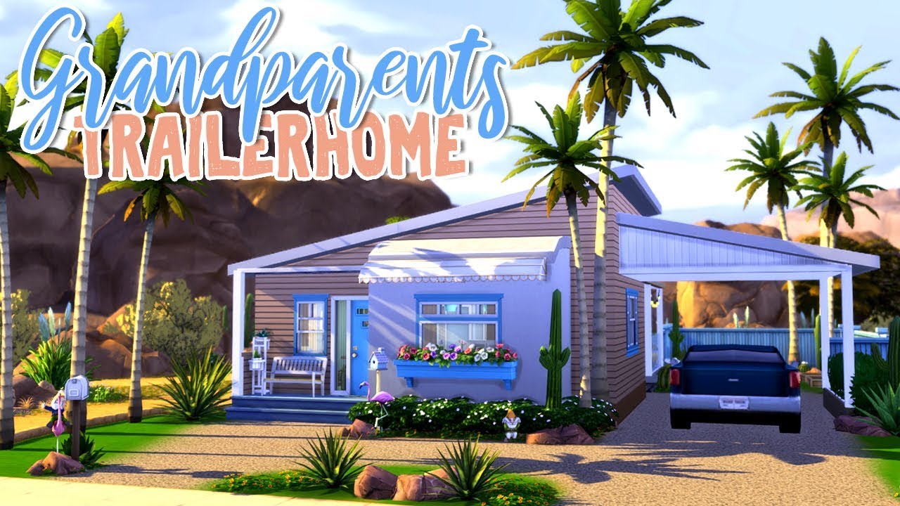 Grandparents Trailer Home || The Sims 4: Speed Build