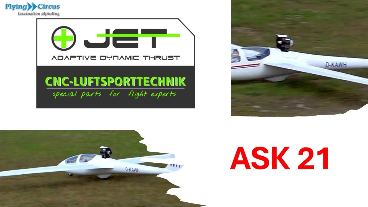 Flying Circus 2024 - ASK 21 mit 130er Impeller by CNC Luftsporttechnik