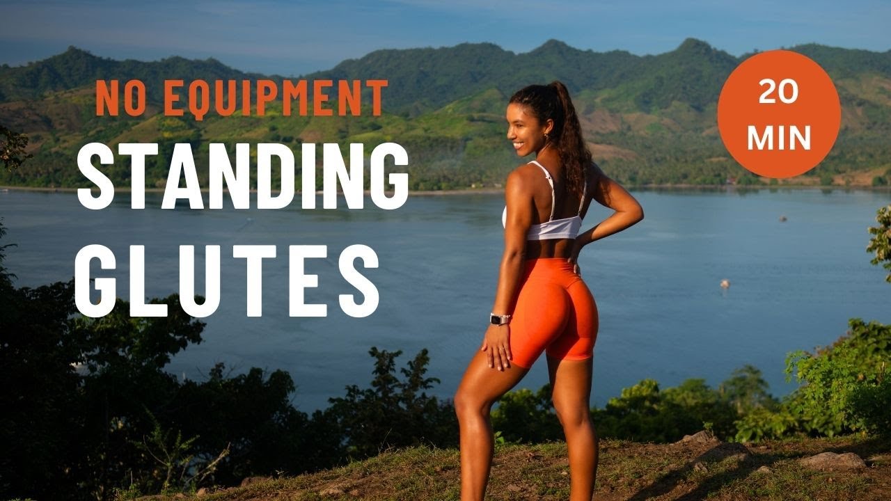 20 min STANDING BOOTY WORKOUT | At Home | No Equipment | Standing Butt Workout | The Modern Fit Girl