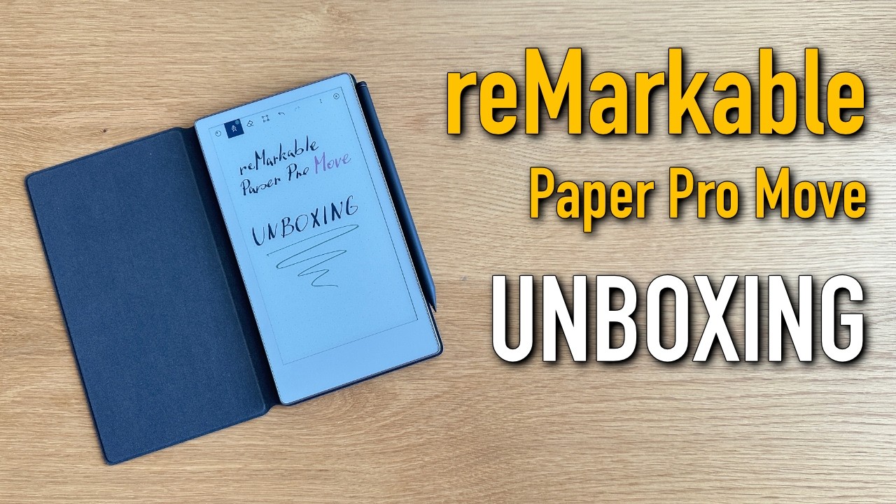 reMarkable Paper Pro Move UNBOXING | ASMR | finally!