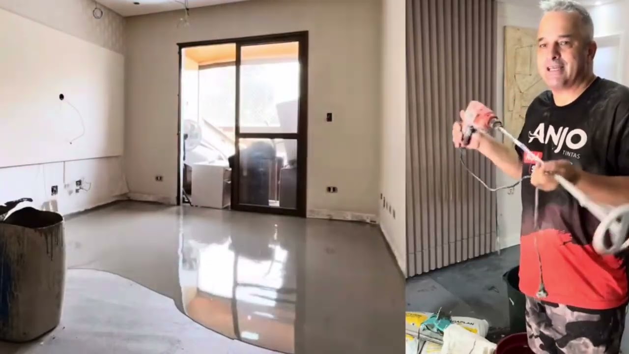 VIROU FEBRE PISO LÍQUIDO DIY