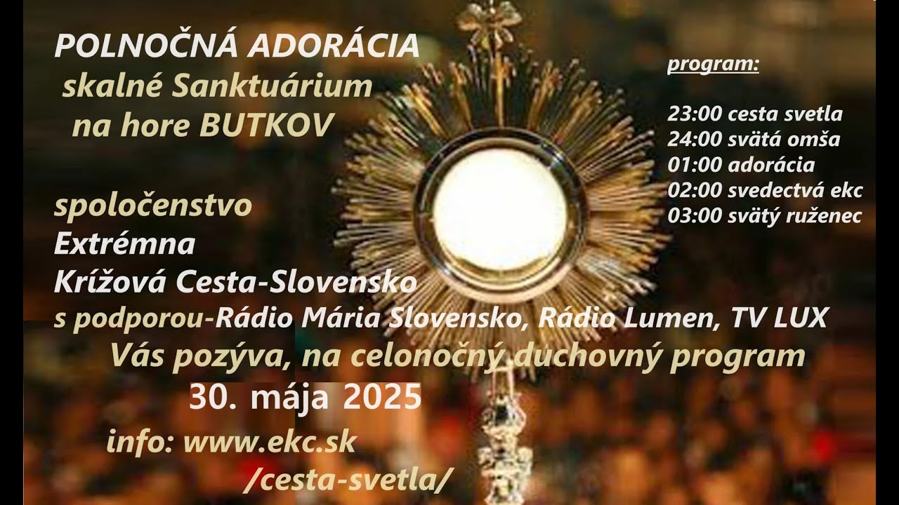 Butkov Adorácia EKC 2025, svedectvá pútnikov, Fatimská pobožnosť.