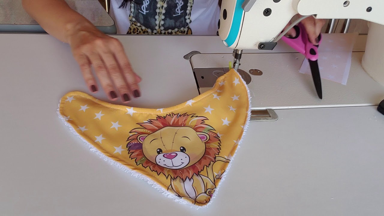 Babador bandana sublimado e porta chupeta