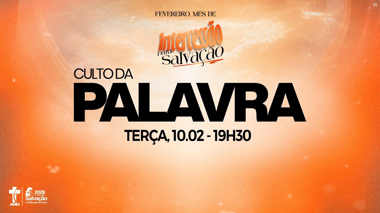 CULTO DA PALAVRA - Pr. Marcos Filho - Terça - Feira, 10.02.2026