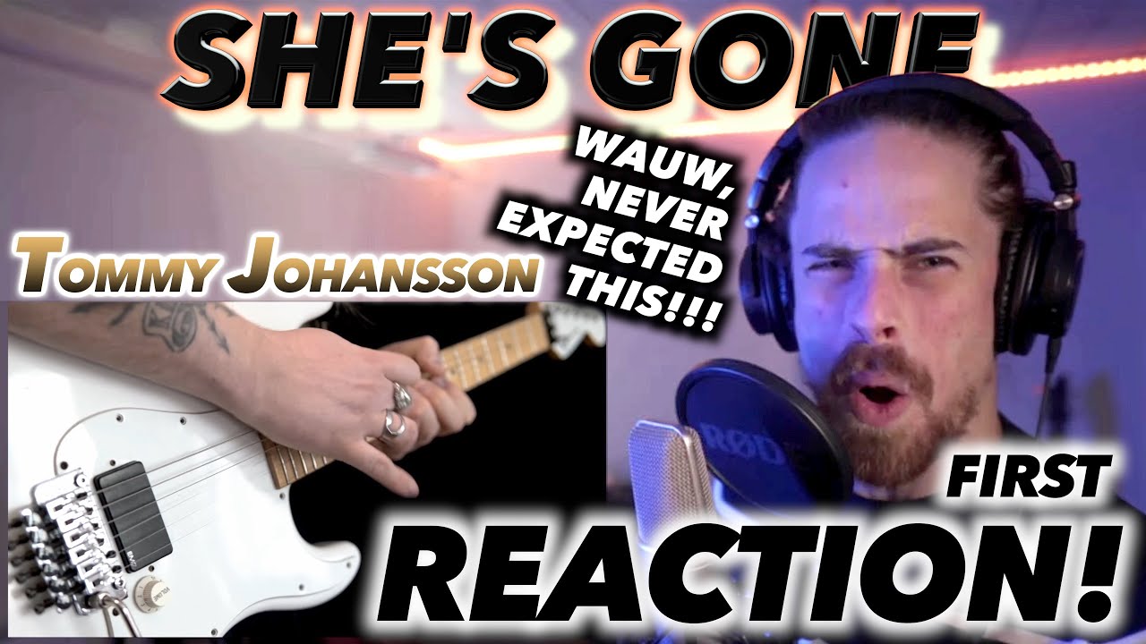 Tommy Johansson (from SABATON) - She's Gone (Steelheart) FIRST REACTION! (WAUW!) livestream 3 part 6