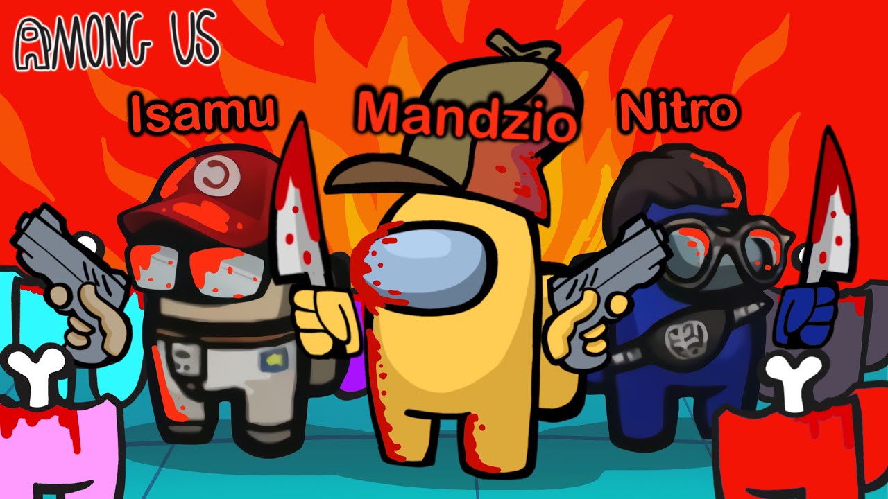 totalne oro jako IMPOSTOR z NITRO i ISAMU w Among Us