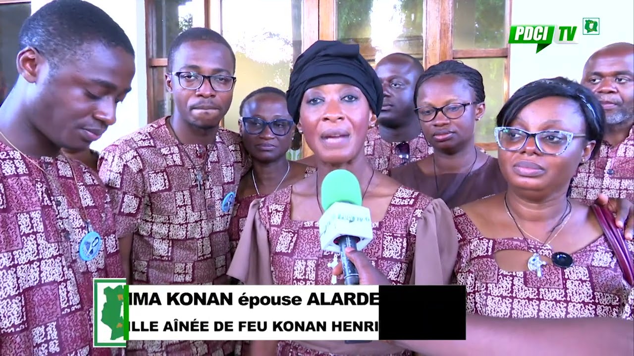 PDCI-RDA : Flash du 18 mai 2021  Le Pdt Bédié est allé se recueillir sur la tombe de Konan Henri