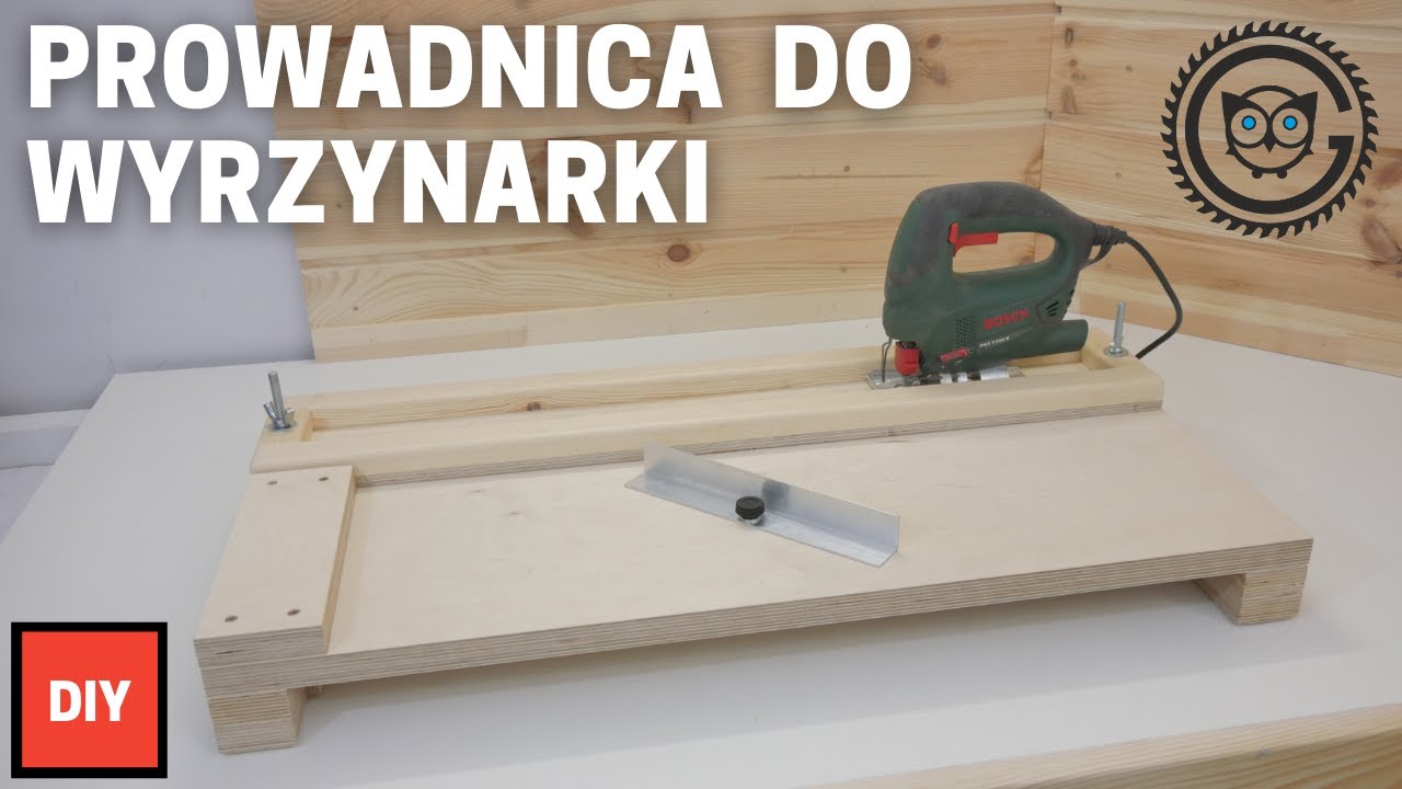 Prowadnica do wyrzynarki DIY Stacja do cięcia