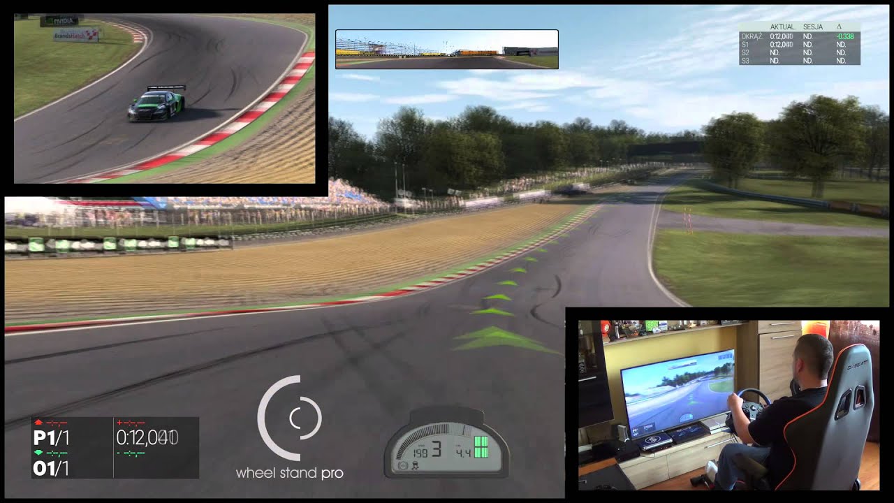 Wheel Stand Pro In Action - T150 Force Feedback Wheel, Project Cars [PS4]