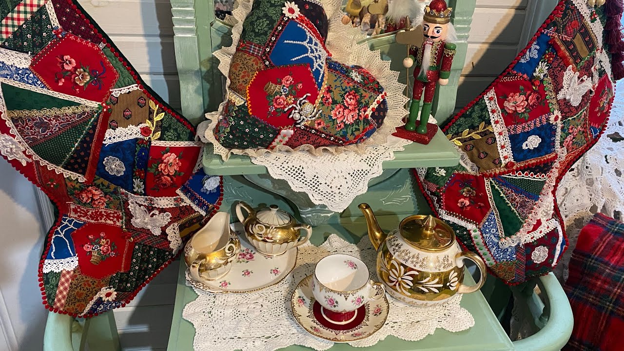 Let’s Make Victorian Crazy Quilted Christmas Stockings🎄