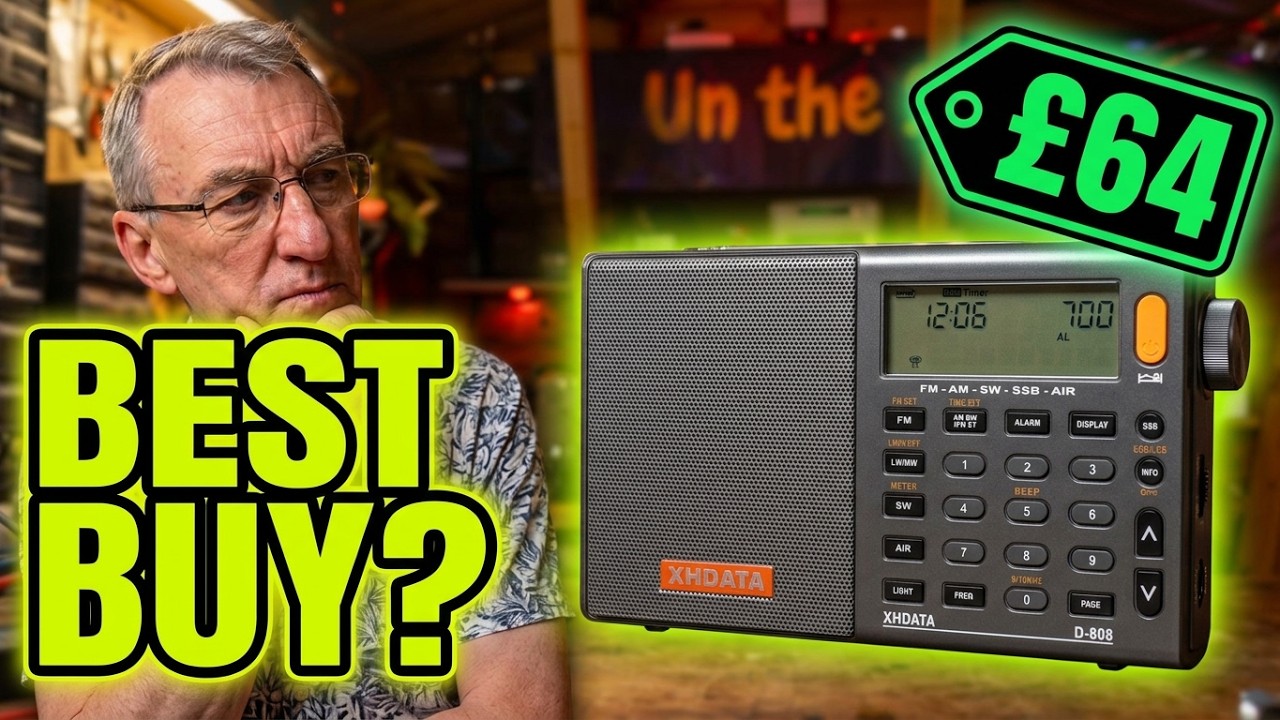 Xhdata D-808. Tested. BEST value SSB portable radio you can buy. #radio