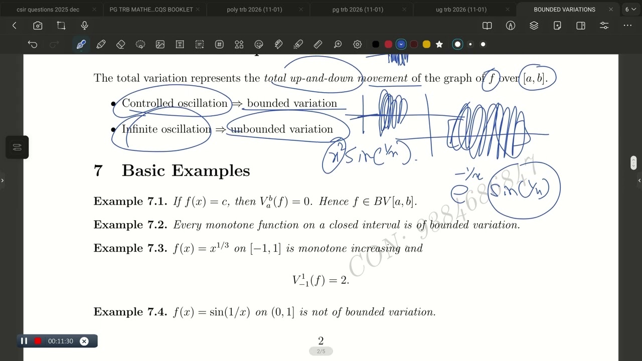 Functions of Bounded Variations | con:9384686847 | ug trb |pg trb | poly trb | 