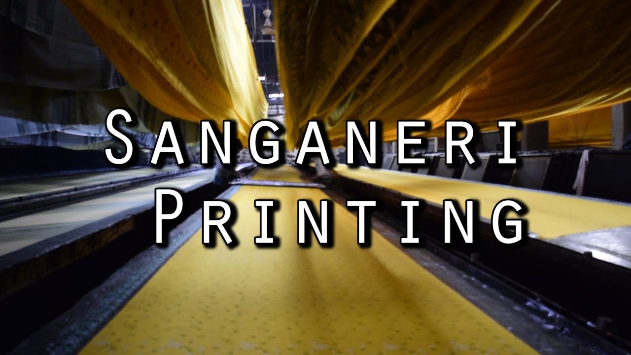 Sanganeri Printing | Jaipur's 5 century old Artform | Printing by screens