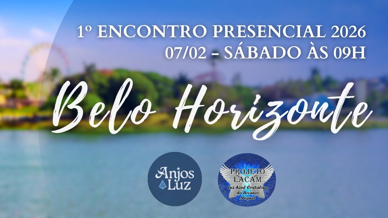 1º ENCONTRO PRESENCIAL DE 2026 EM BELO HORIZONTE AO VIVO SÁBADO ÀS 09:00H! 07-02-25