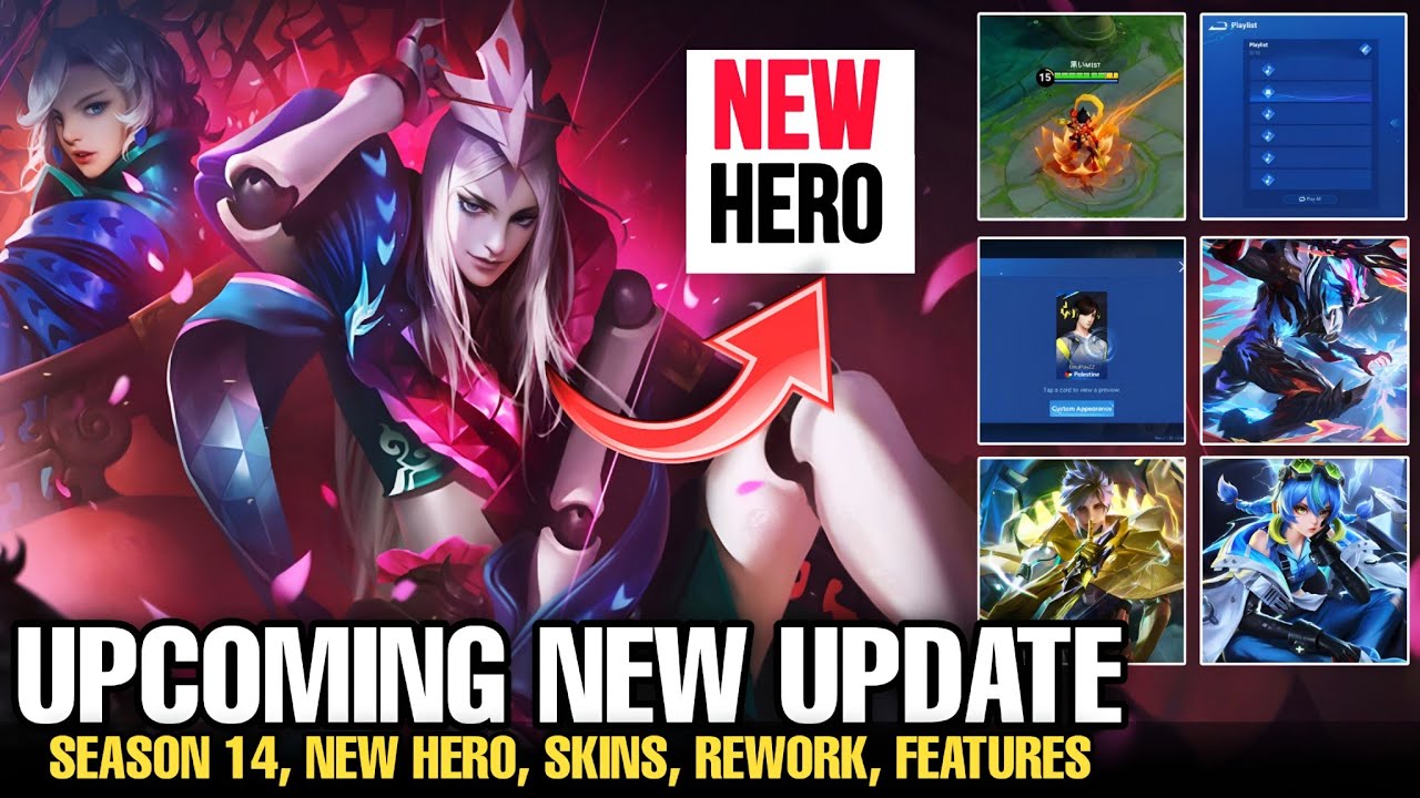 UPCOMING NEW UPDATE | SEASON 14 | NEW HERO, MYTHIC, REWORK!! HONOR OF KINGS