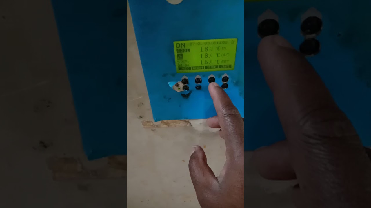 Clivet chiller set point setting