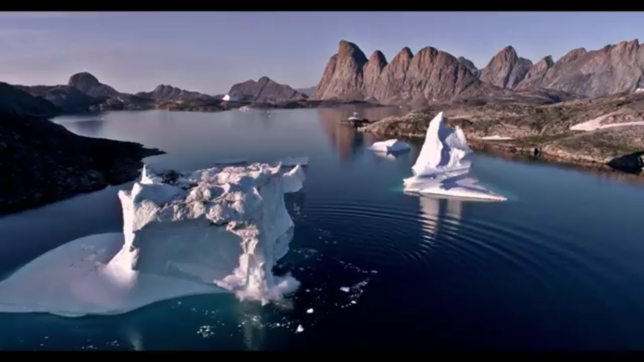 BIG ICEBERG collapse in Greenland from drone! A Pagophilia Wildlife Photography story