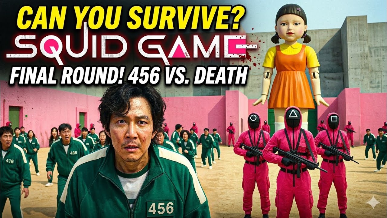 I Actually Survived SQUID GAME? (Total Chaos Commentary)