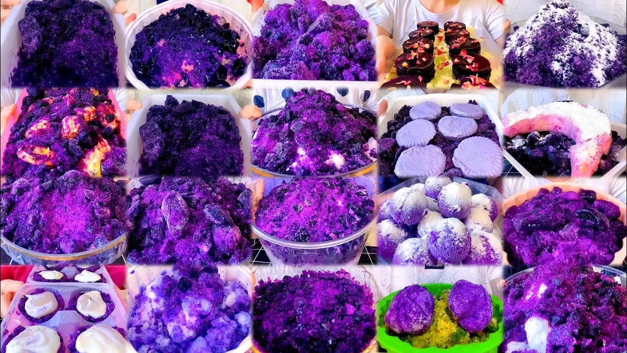 REQ/ NANA DARK PURPLE ICE EATING ASMR COLLECTION 