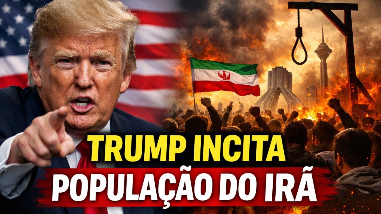 Trump pressiona o Ir&atilde; e reacende tens&atilde;o global ao defender rea&ccedil;&atilde;o dura contra o regime
