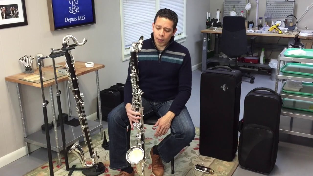Prestige bass clarinet with removable low C extension