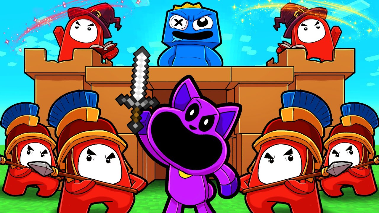 Build to Survive BLUB TOWER DEFENSE! (Catnap vs Blue)