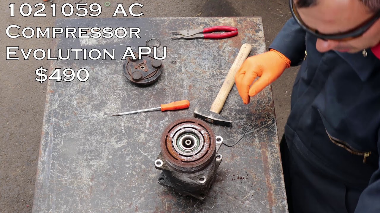 Dimusha How to remove a compressor  AC clutchon Tripac APU