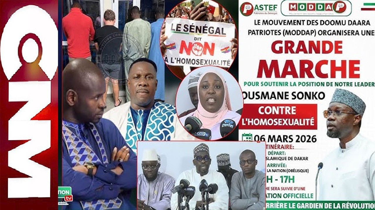 🛑 Direct : Marche du MODDAP pour Soutenir la Position de SONKO contre L'H0mOsexu@lité
