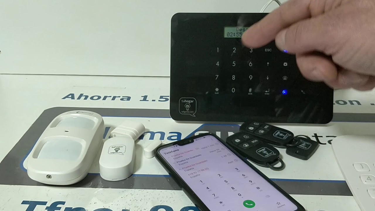 Alarma Domótica THI-1: Funcionamiento por tarjeta SIM GSM