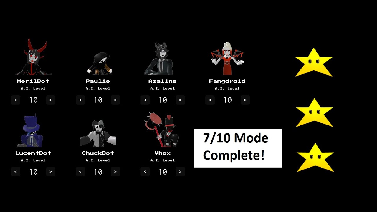 Roblox Some Nights at the Arcade: I beat 7/10 Mode!