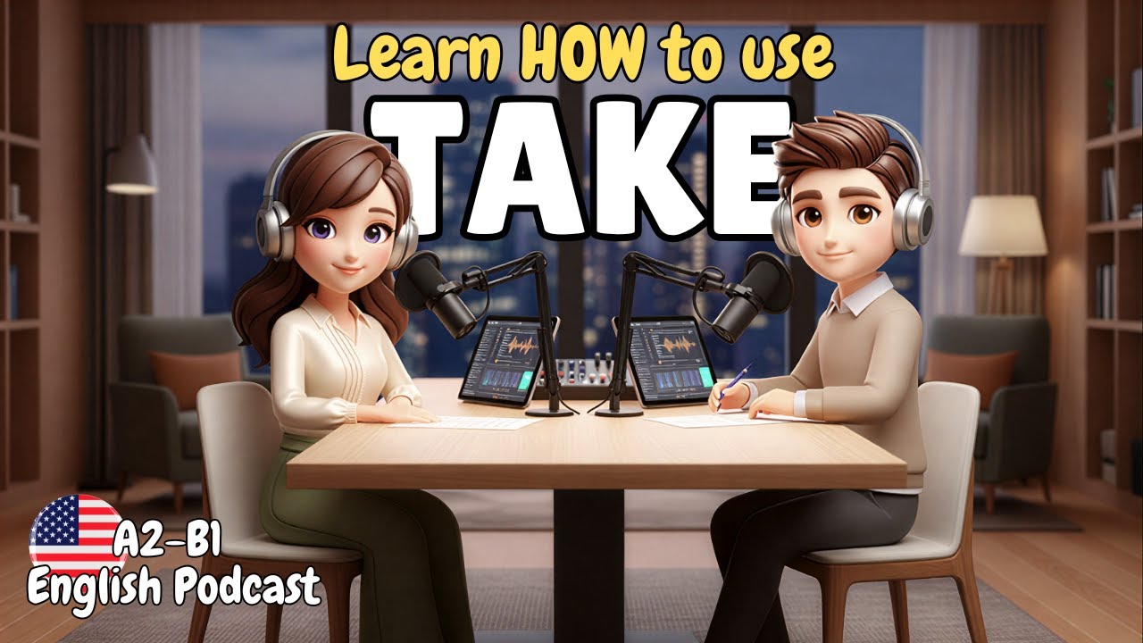 Why English Speakers Use TAKE for Everything | English Listening Podcast A2-B1