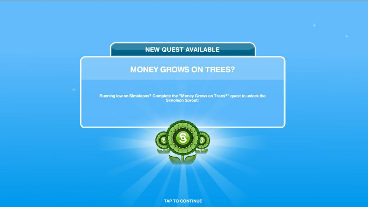 The Sims Freeplay - Money Grows On Trees (2021 G&uuml;ncel G&ouml;revler)