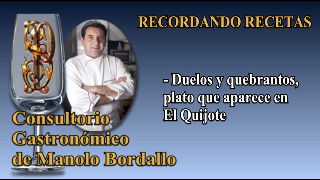 Receta de Duelos y quebrantos, plato que aparece en El Quijote, como se hace