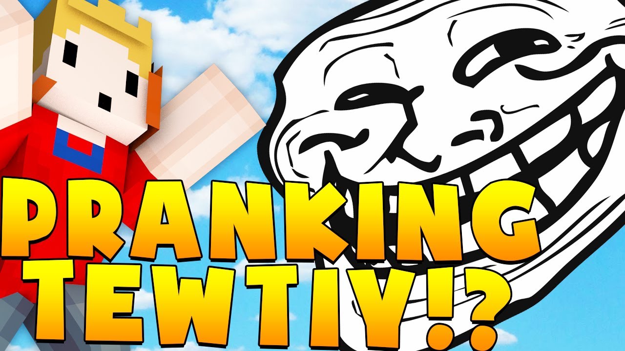 PRANKING TEWTIY WITH LUCKY BLOCKS IN MINECRAFT 😂😂😂 | JeromeASF