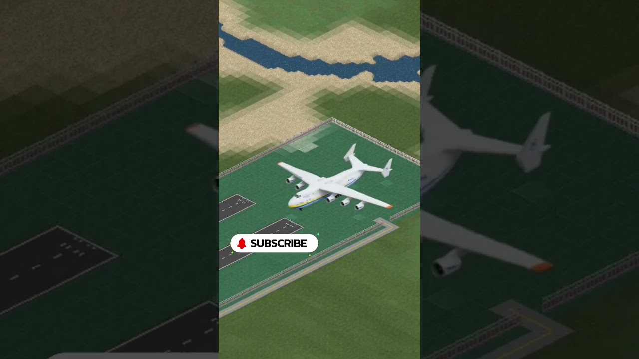 An 225 Plane Decoration for Theotown || #theotown #theotownplugins #an225