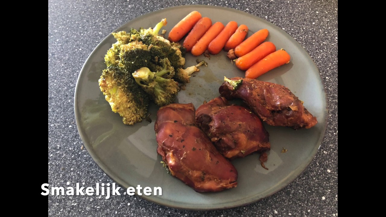 Honing knoflook kip uit de slowcooker