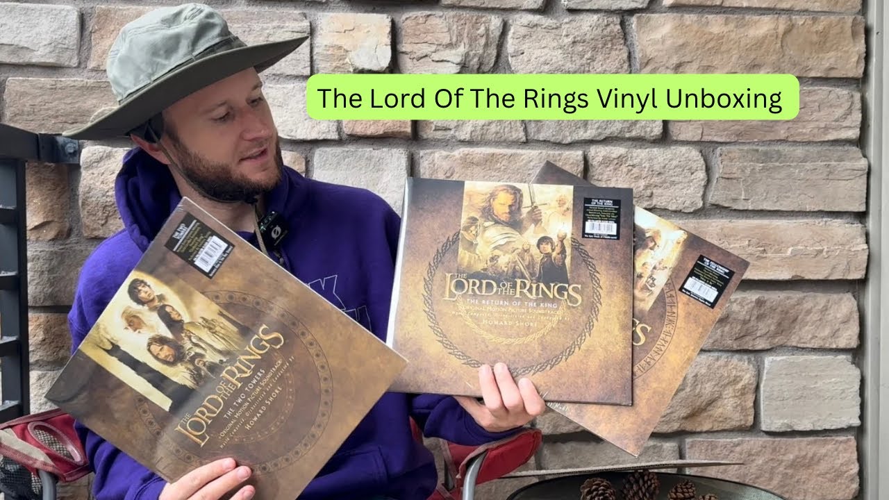 Lord Of The Rings Limited Edition Clear Vinyl Unboxing. One vinyl to rule middle earth! #music #lotr