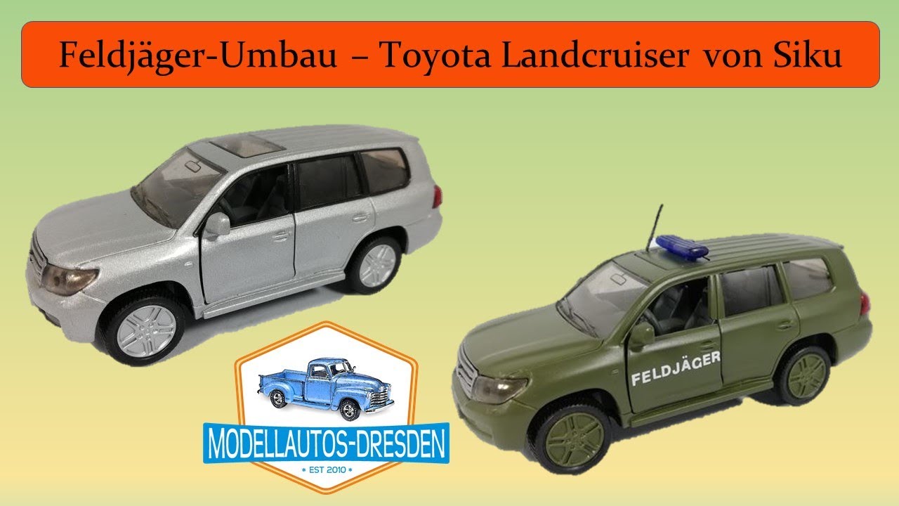 #29 Toyota Landcruiser von Siku Feldjäger Bundeswehr restoration Kommentar auf deutsch