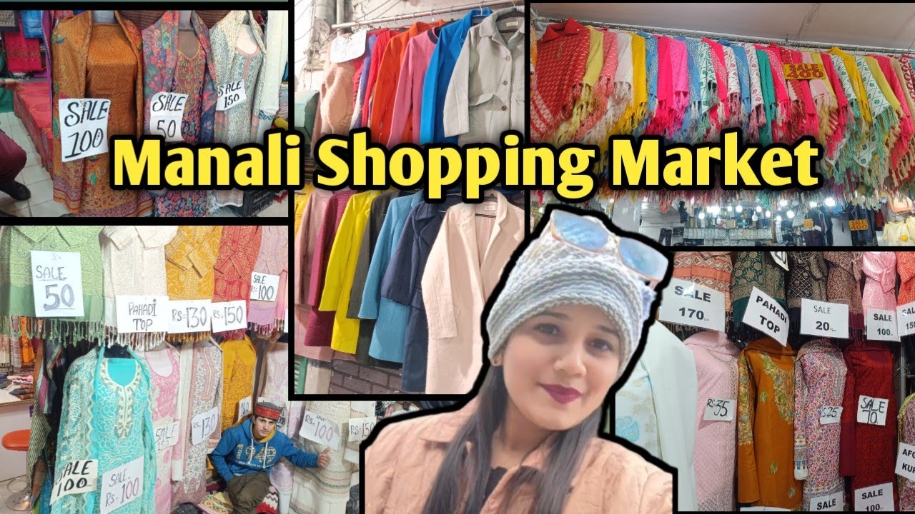 Manali Shopping Market | Manali Mall Road Shopping | Manali Street Market