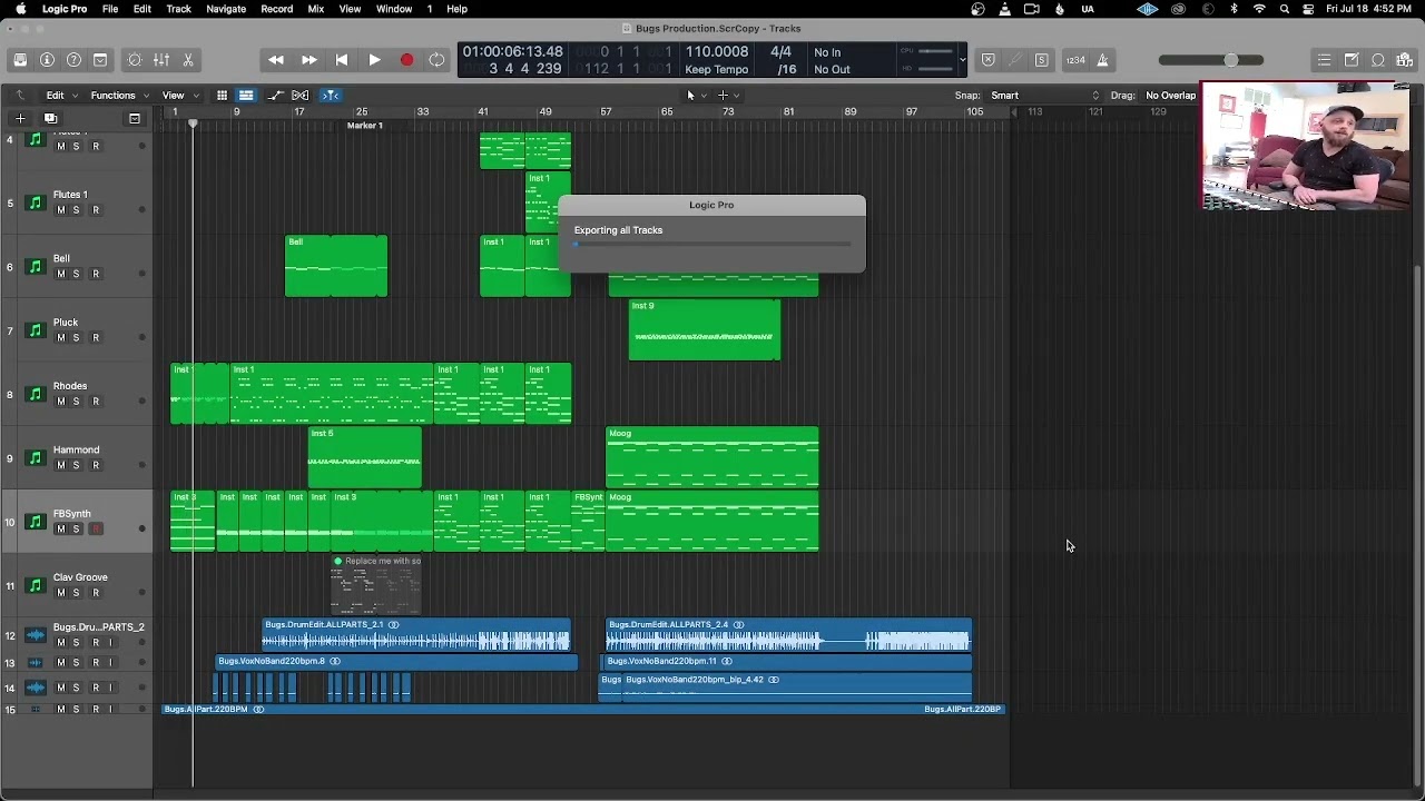 How to export Stems from Logic Pro