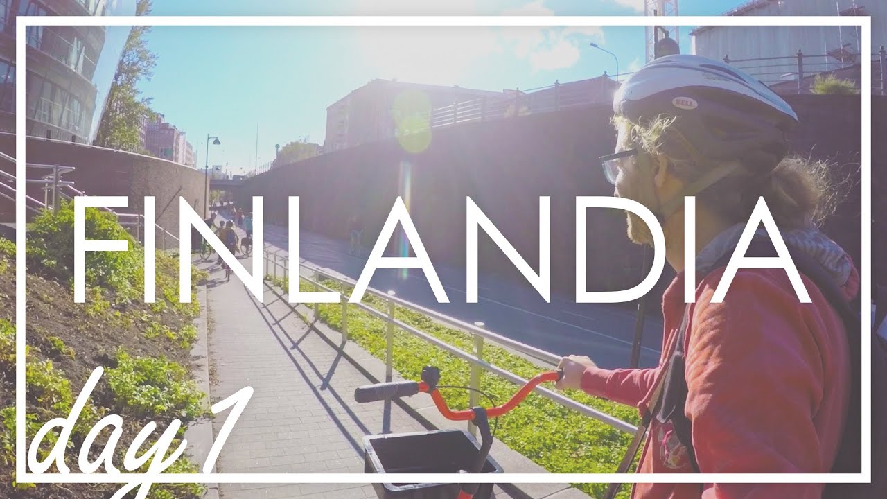 HELSINKI IN BICICLETTA! - Estate in Finlandia day1 [ENG subs]