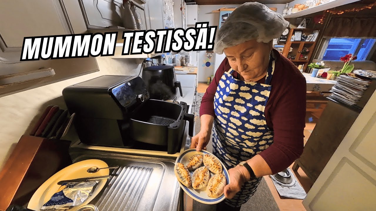 Isompi airfryer käyttöön – Karjalanpiirakat mummon testissä