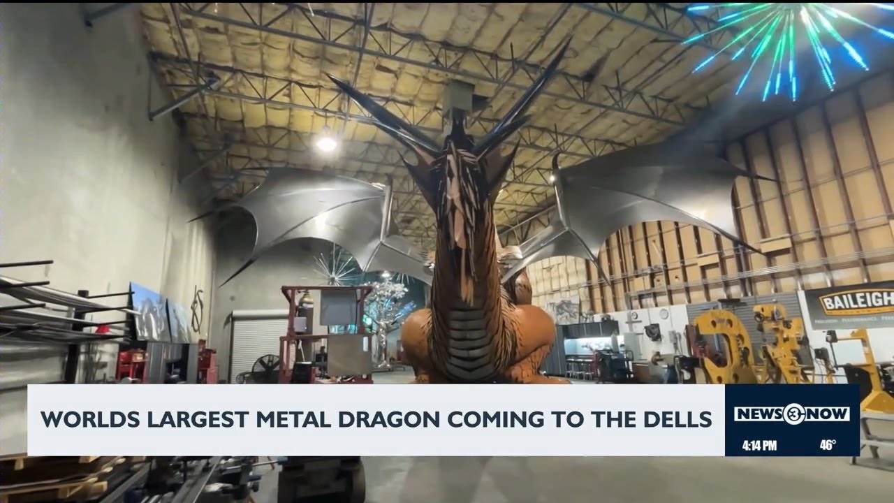В городе Висконсин-Деллс появится самая большая в мире металлическая статуя дракона.