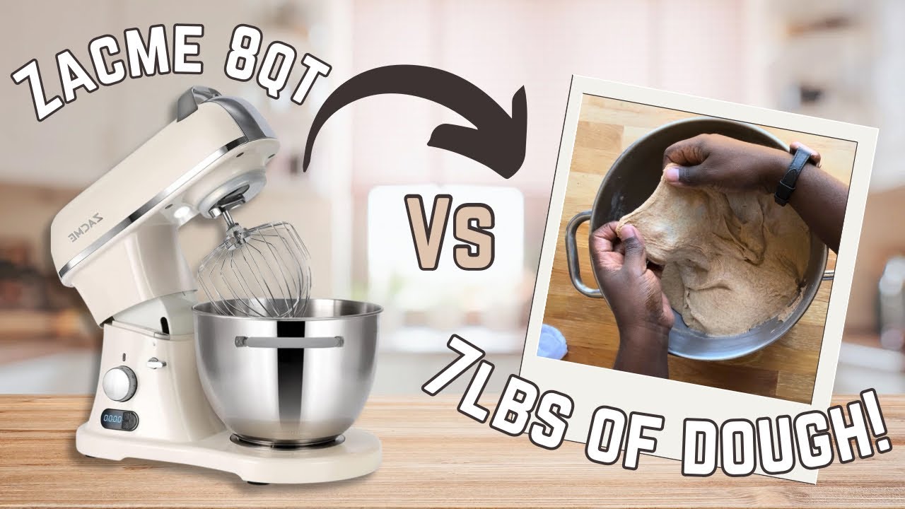 Baking 4 Loaves at Once: Zacme 8Qt Mixer Test
