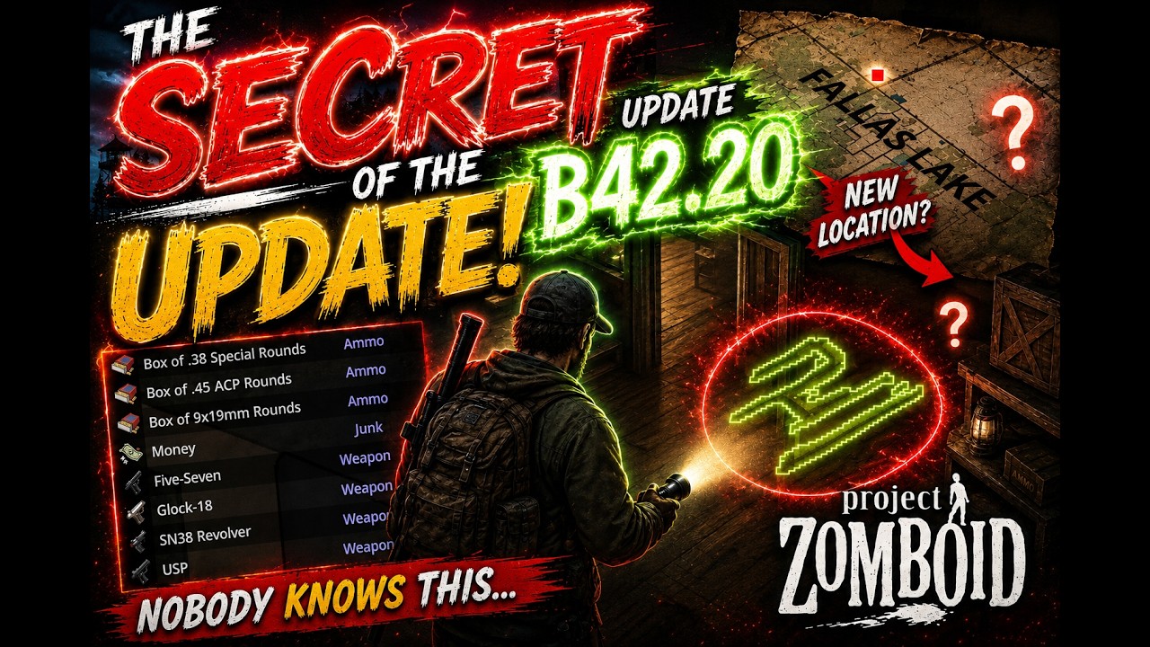 Maybe one of the secret of this update B42.20 or not. 😱