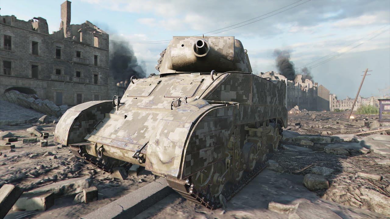 World of Tanks PS5 gameplay HMC M8