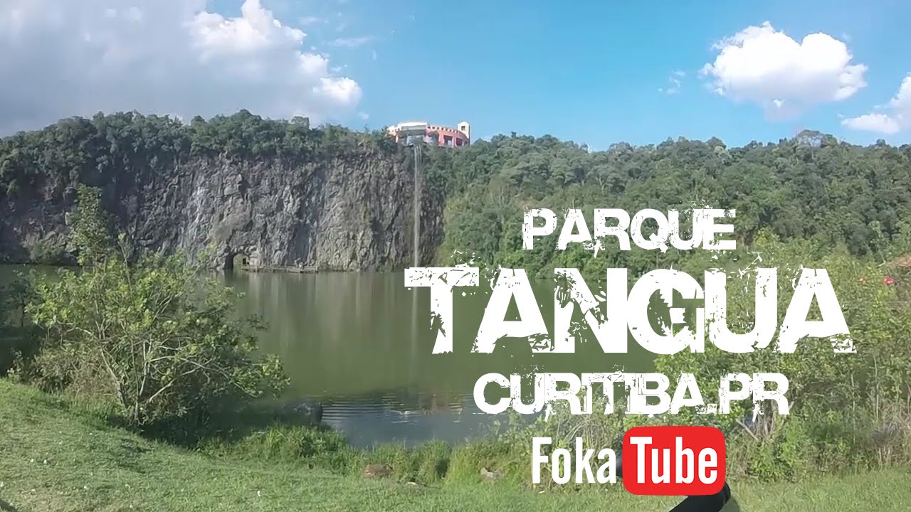 🚲🎥  Cachoeira no PARQUE TANGUA em CURITIBA