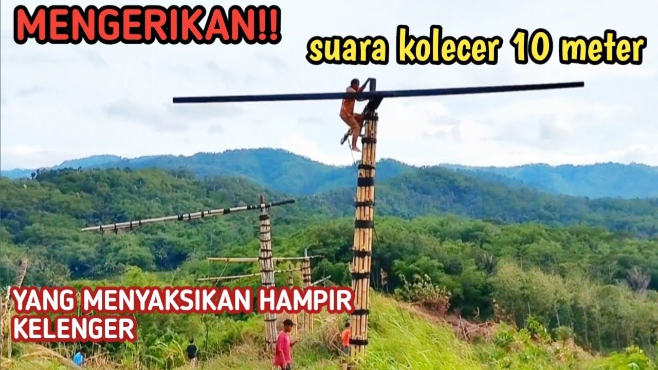 Mengerikan suara kolecer 10 meter, yang menyaksikan hampir kelenger