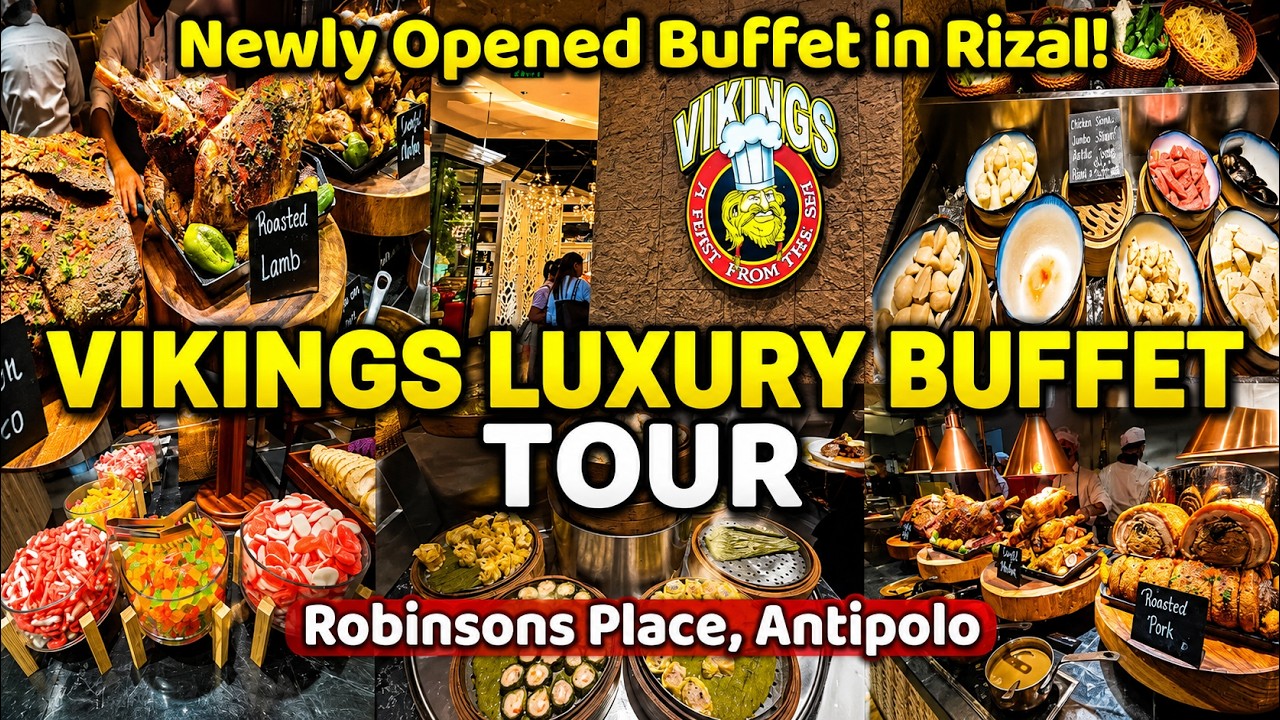 Newly Opened Vikings Luxury Buffet Tour 2025 in Rizal | Vikings Luxury Buffet Robinsons Antipolo